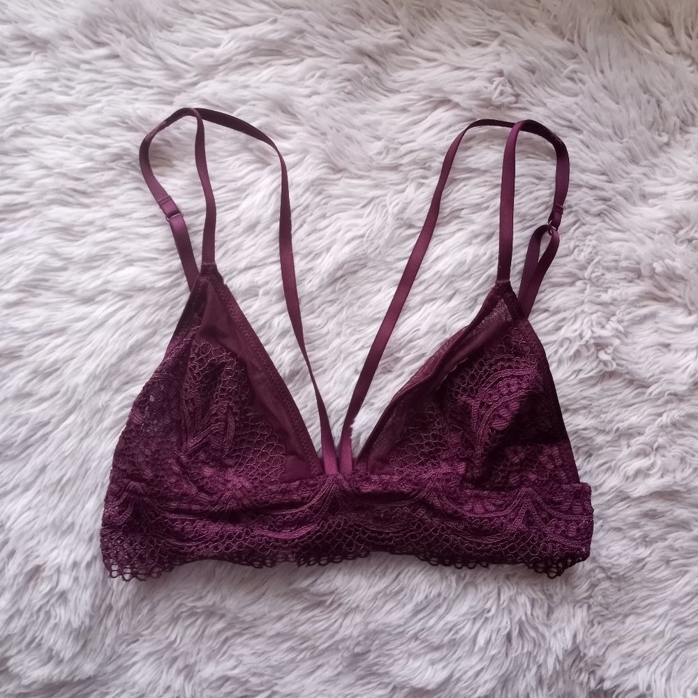 Victoria's Secret Plum Strappy Bralette